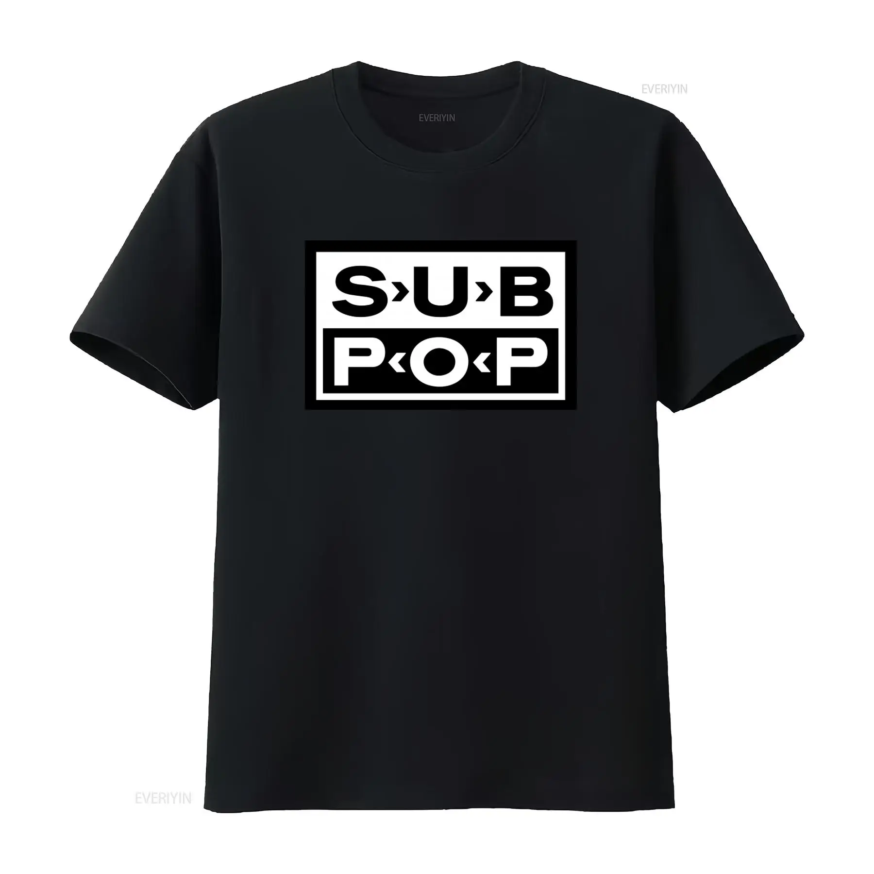 Vintage Fashion Stores - Sub Pop Logo T Shirt Black