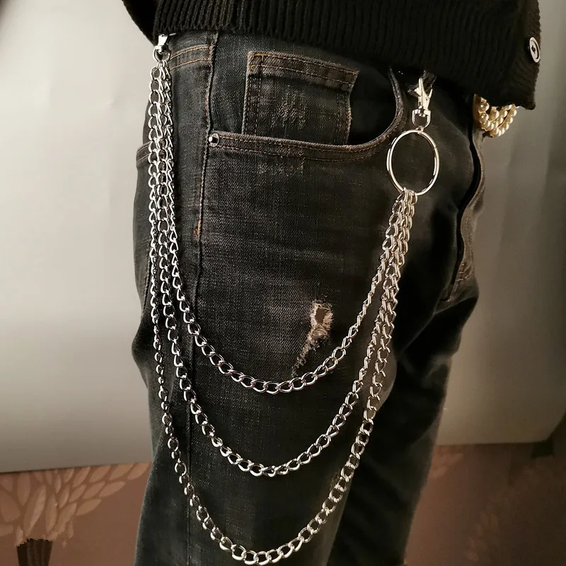 Vintage Fashion Stores - Layer Metal Belt Chain Punk Hook