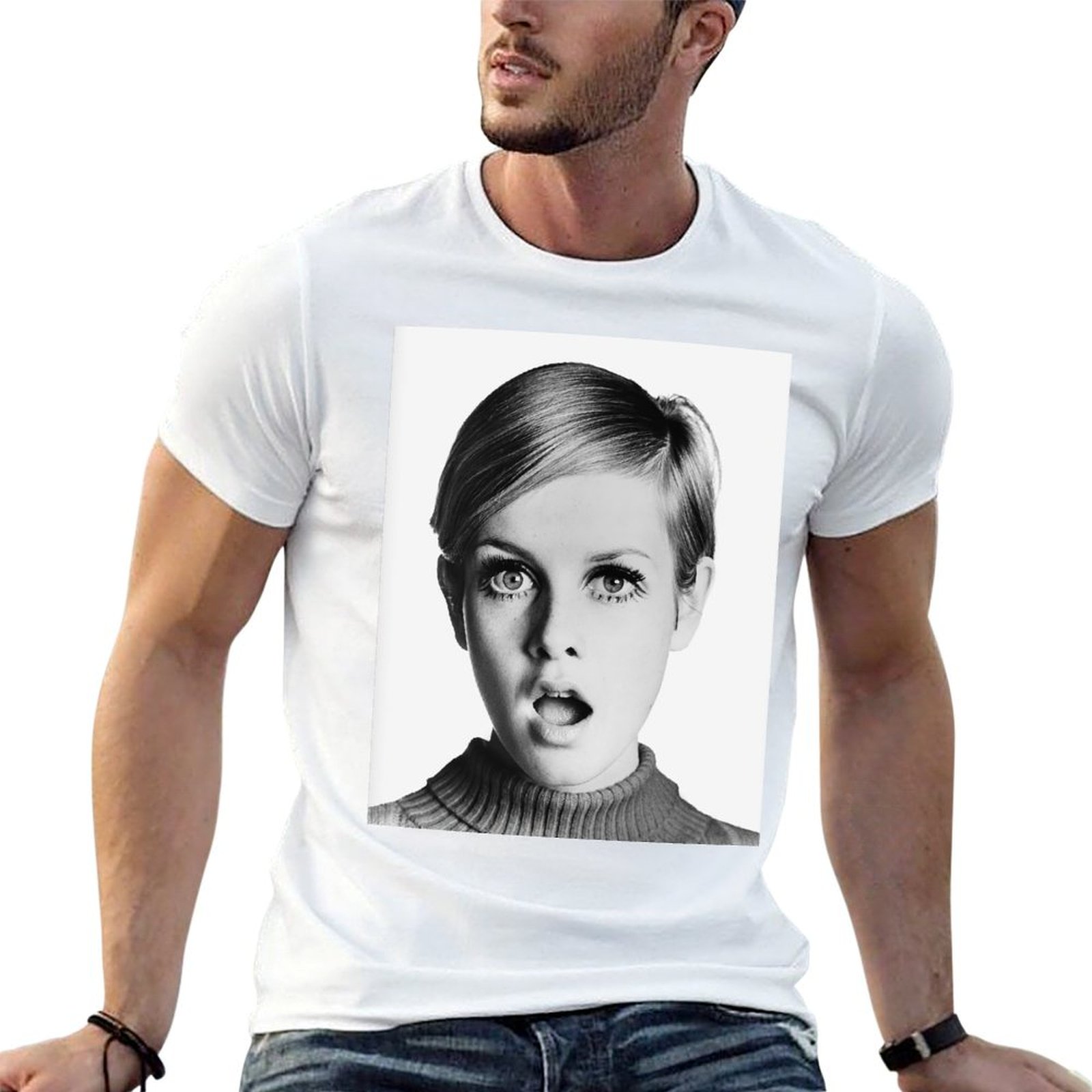 Vintage Fashion Icons - Twiggy, Retro Fashion Icon, Vintage Black