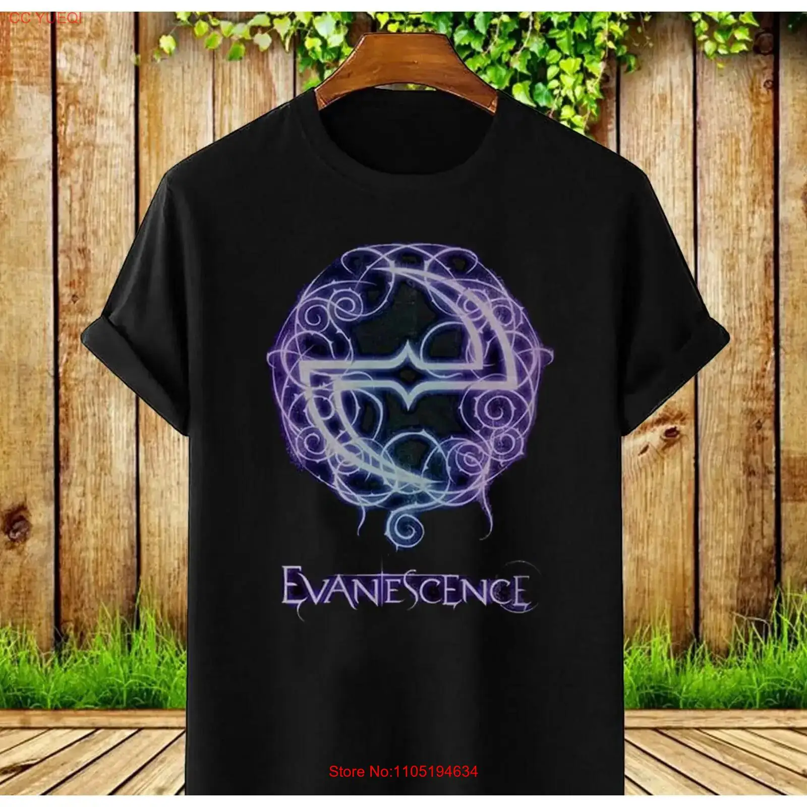 Vintage Fashion Stores - Evanescence Want Purple Logo Classic T