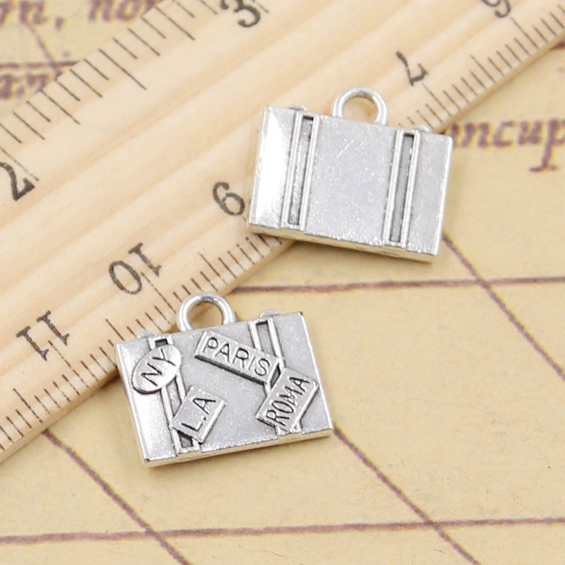 Vintage Fashion Paris - 10pcs Charms Travel Bags New York