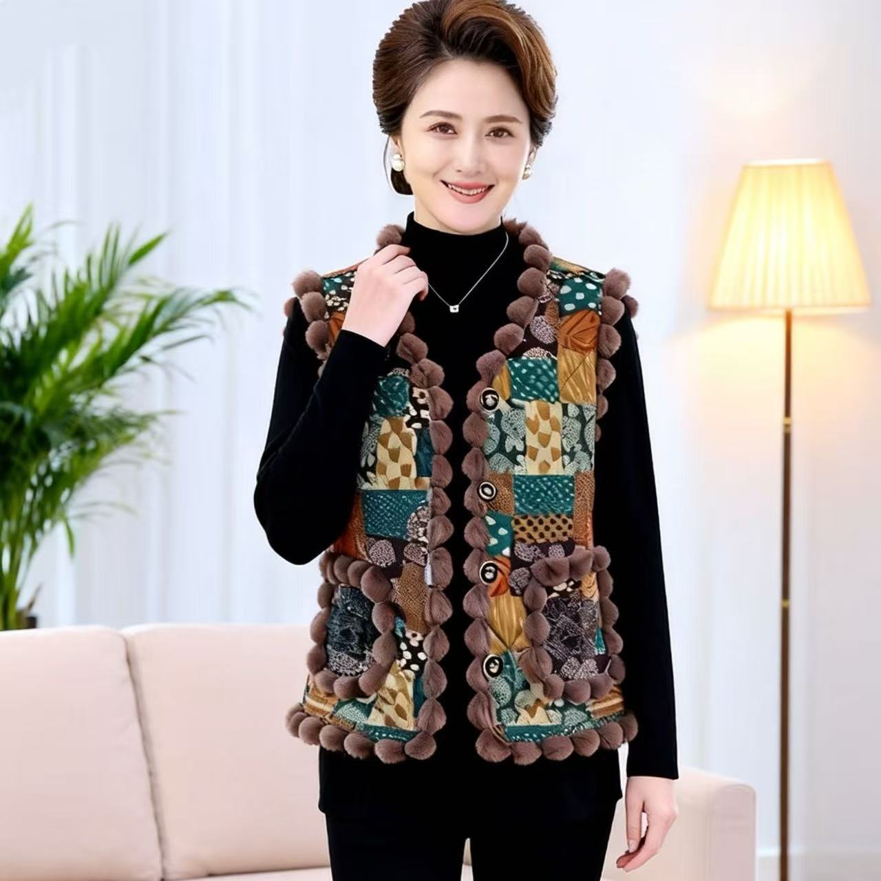 Vintage Fashion Style Female - New Chinese Style Vest Tops Women's
