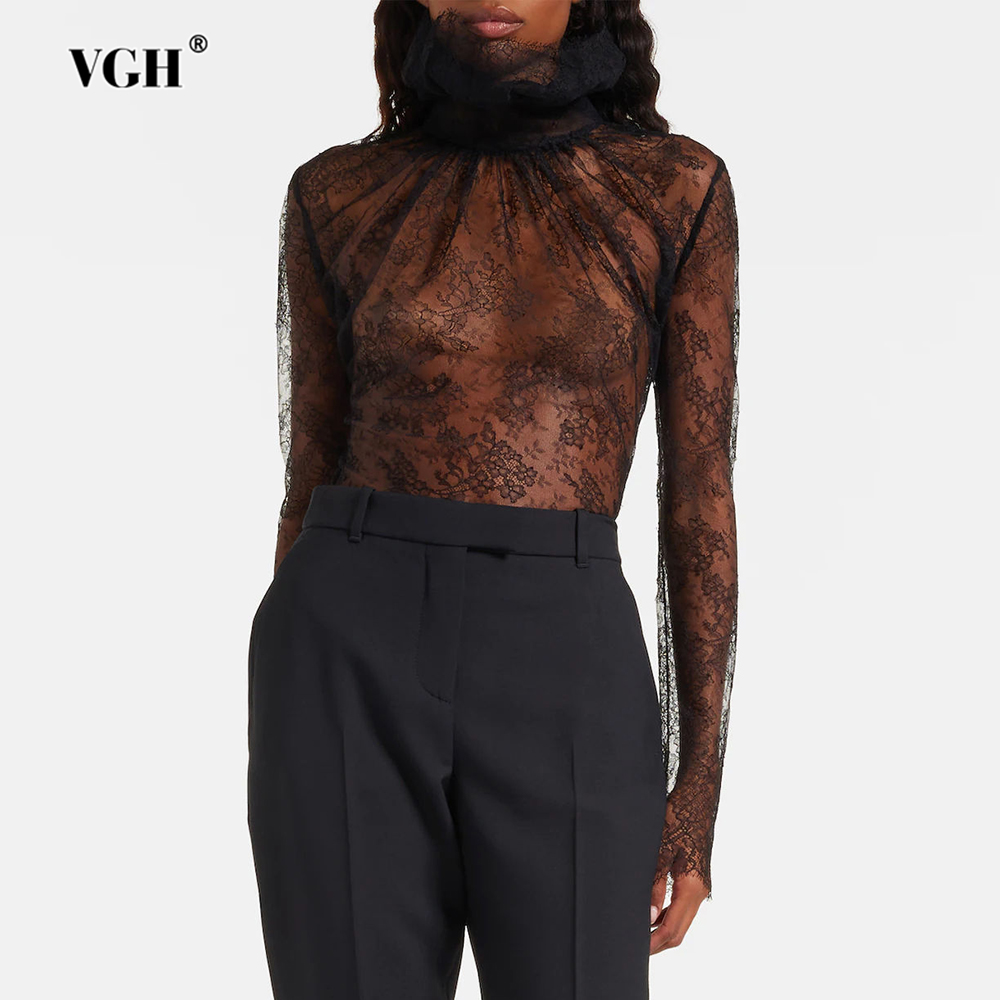 VGH Sexy Vintage Solid Lace Sl - Vintage Fashion Style Female 评论和价格
