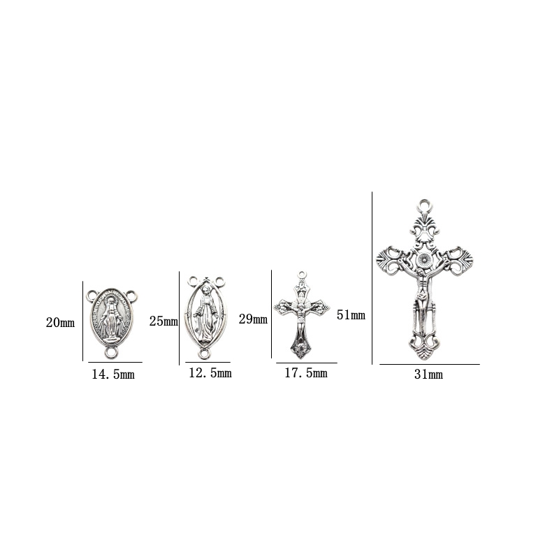 12pcs Center Miraculous Medal  - Vintage Fashion Nz 评论和价格
