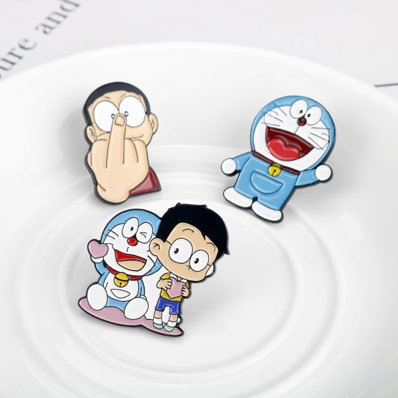 Cartoon Cute Cat Enamel Pin Br - Vintage Fashion Boutique 评论和价格