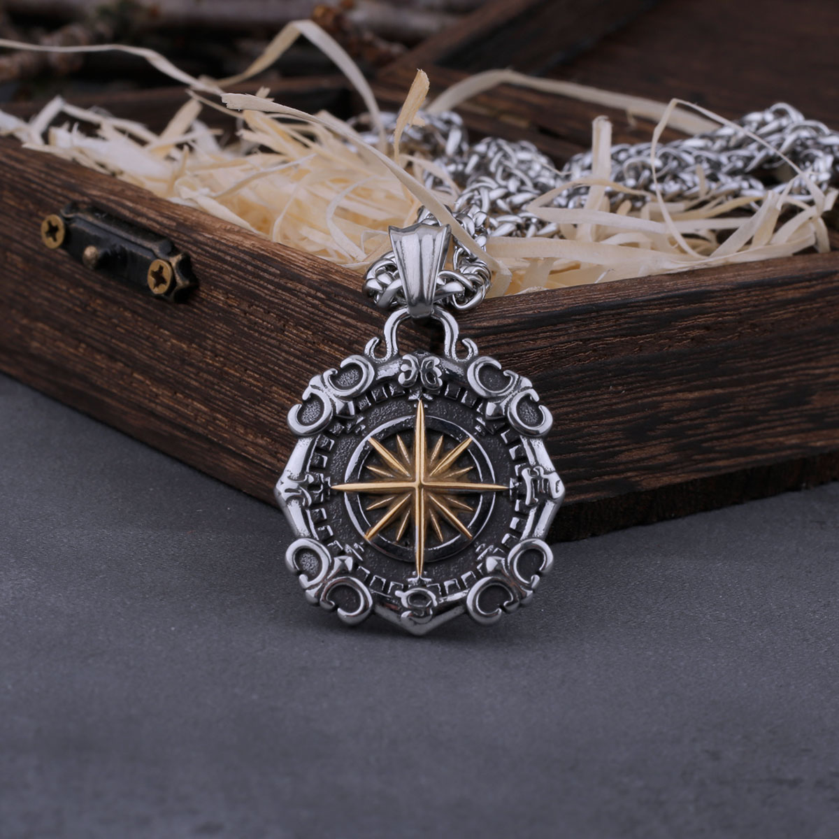 316L Stainless Steel Viking St - Vintage Fashion Boutique 评论和价格