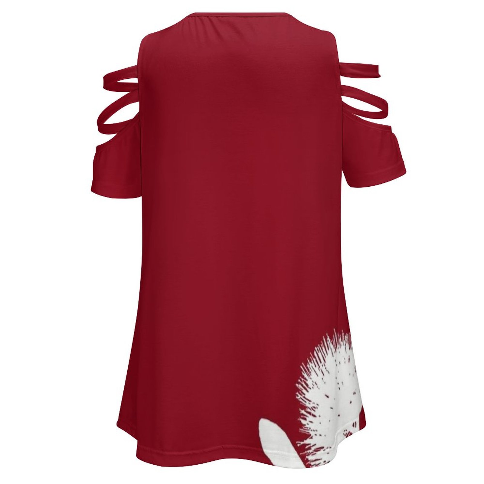 Pohutukawa-White On Red Women  - Vintage Fashion Nz 评论和价格