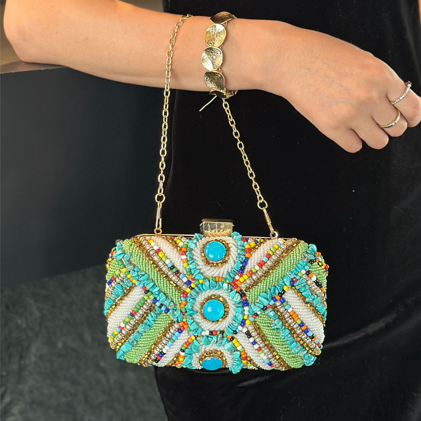Summer Bohemian Beading Splici - Vintage Fashion Style Female 评论和价格