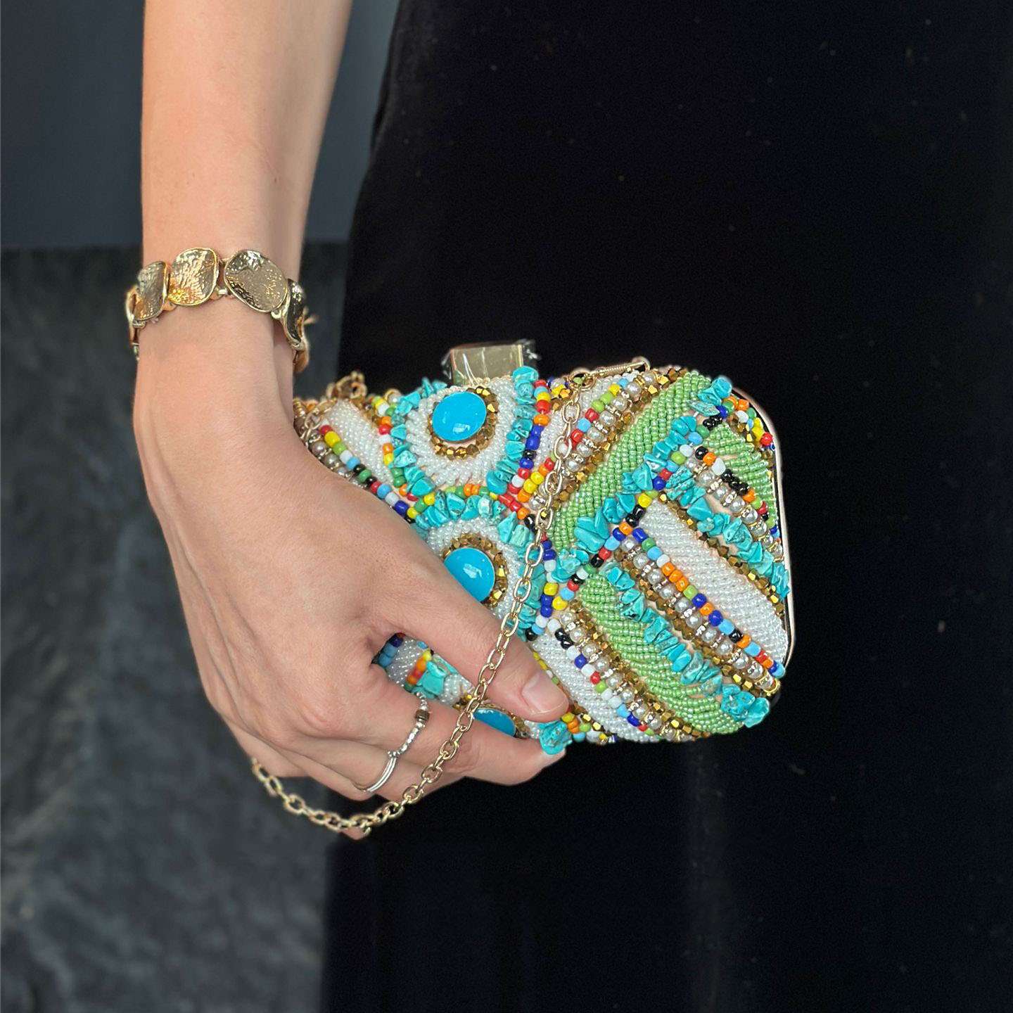 Summer Bohemian Beading Splici - Vintage Fashion Style Female 评论和价格