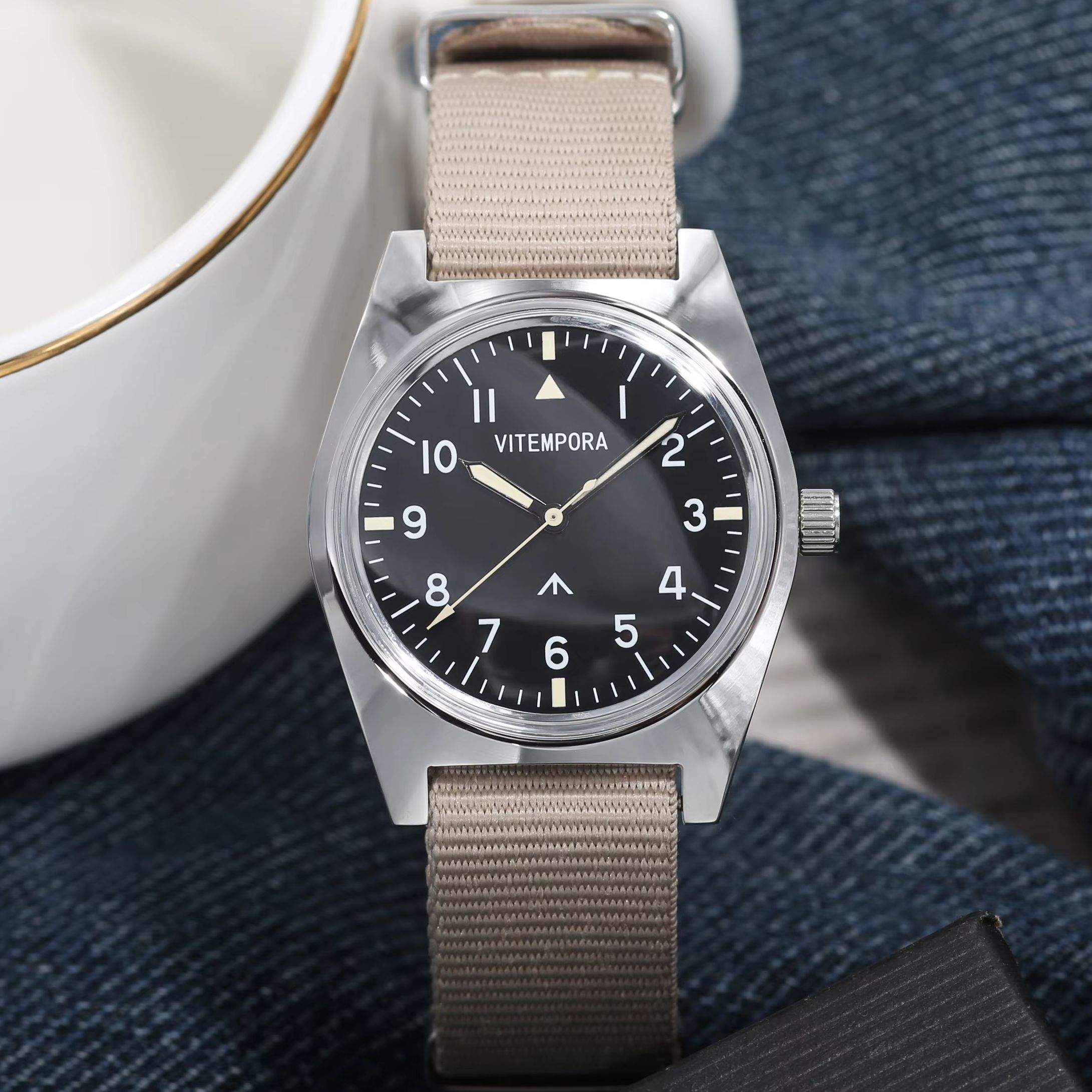 VITEMPORA 36mm Small Dial Pilo - Vintage Fashion Boutique 评论和价格