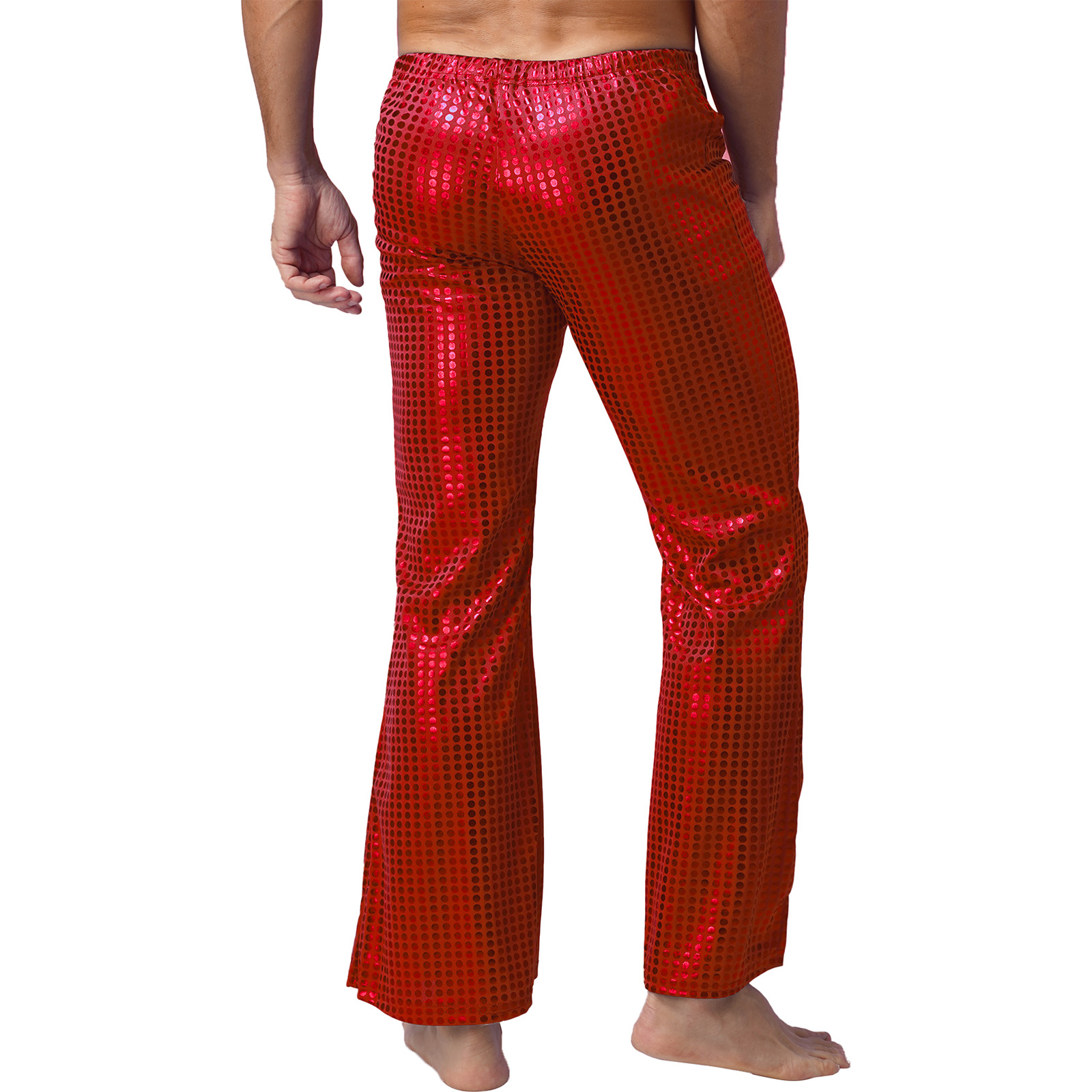 Mens 70s Shiny Sequins Hip Hop - Wide Leg Trouser 70S 评论和价格