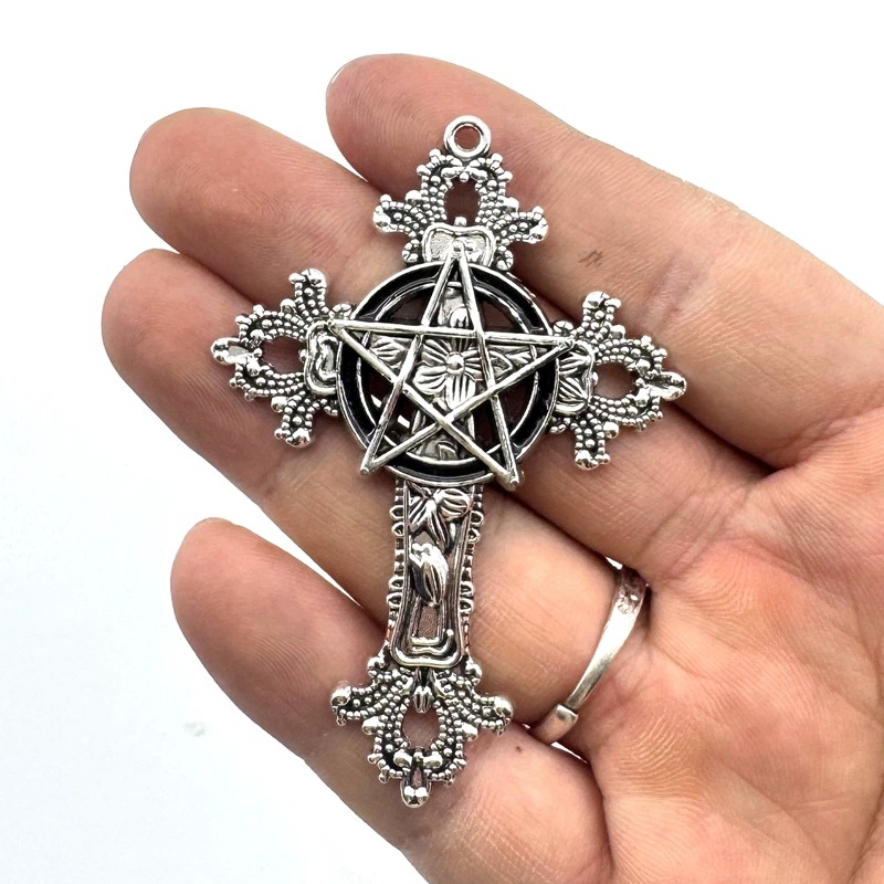 2pcs 30x15mm Gothic Big Cross  - Vintage Fashion Stores 评论和价格