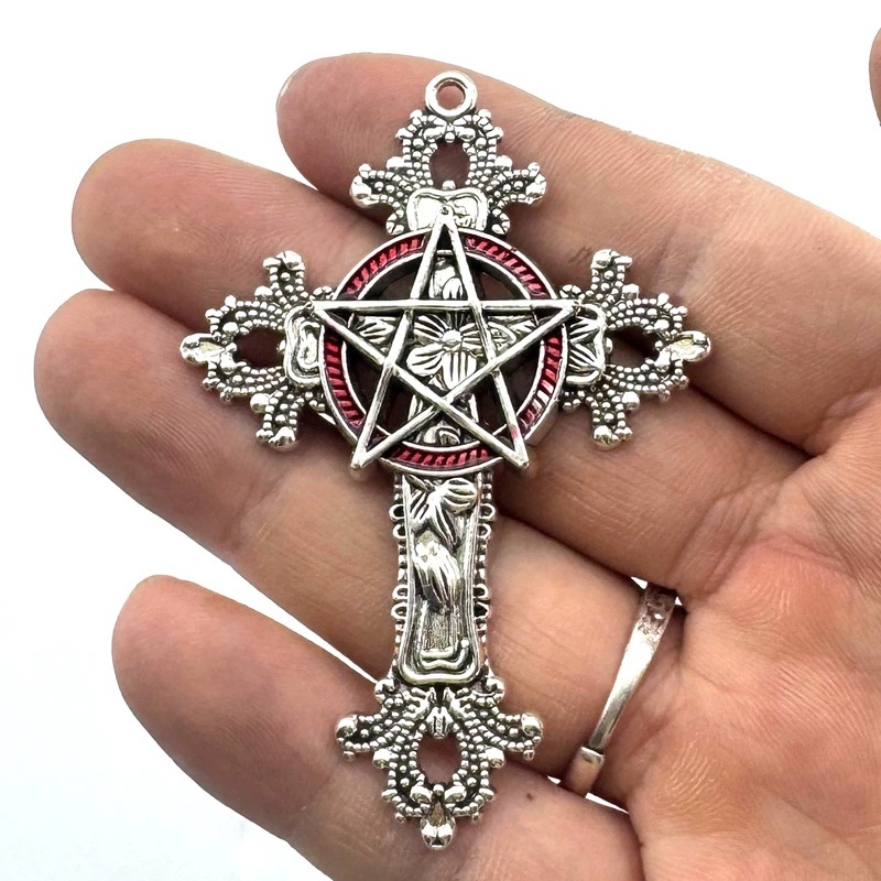 2pcs 30x15mm Gothic Big Cross  - Vintage Fashion Stores 评论和价格