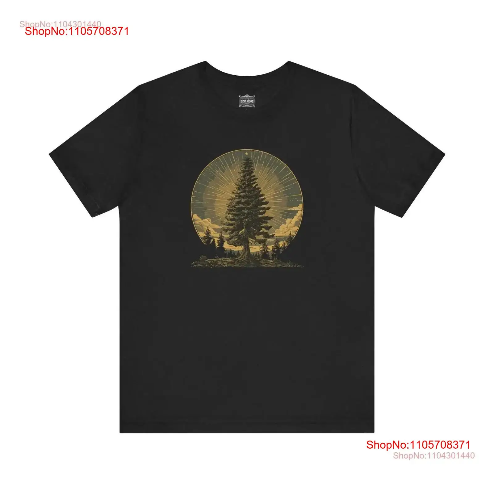 Jersey T Shirt Evergreen Tree  - Vintage Fashion Icons 评论和价格