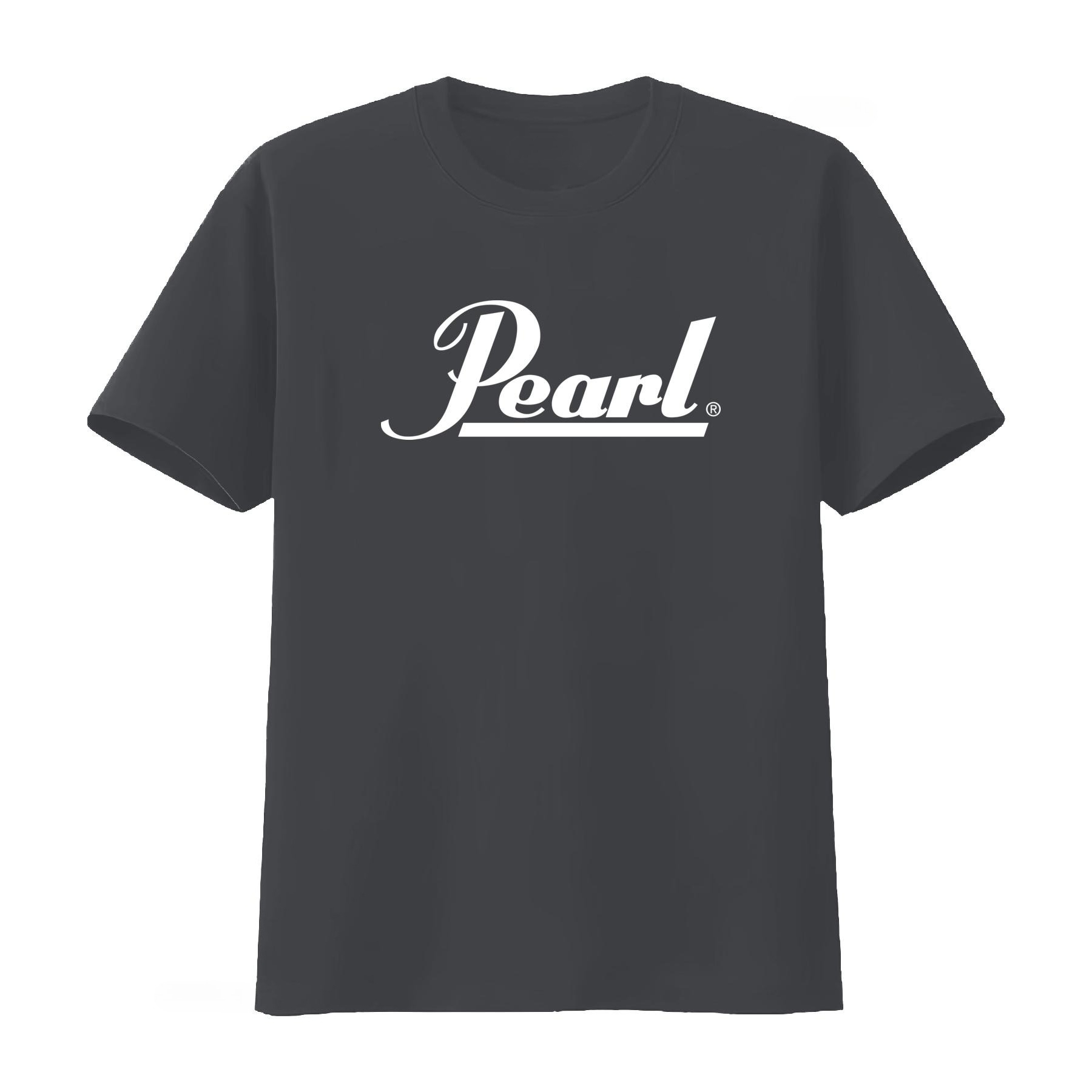 Pearl Drums Logo T Shirt Black - Vintage Fashion Icons 评论和价格