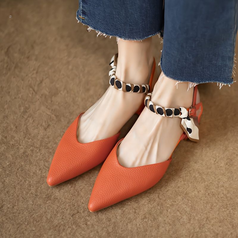 Summer French Pointy Women's S - Vintage Fashion Style Female 评论和价格