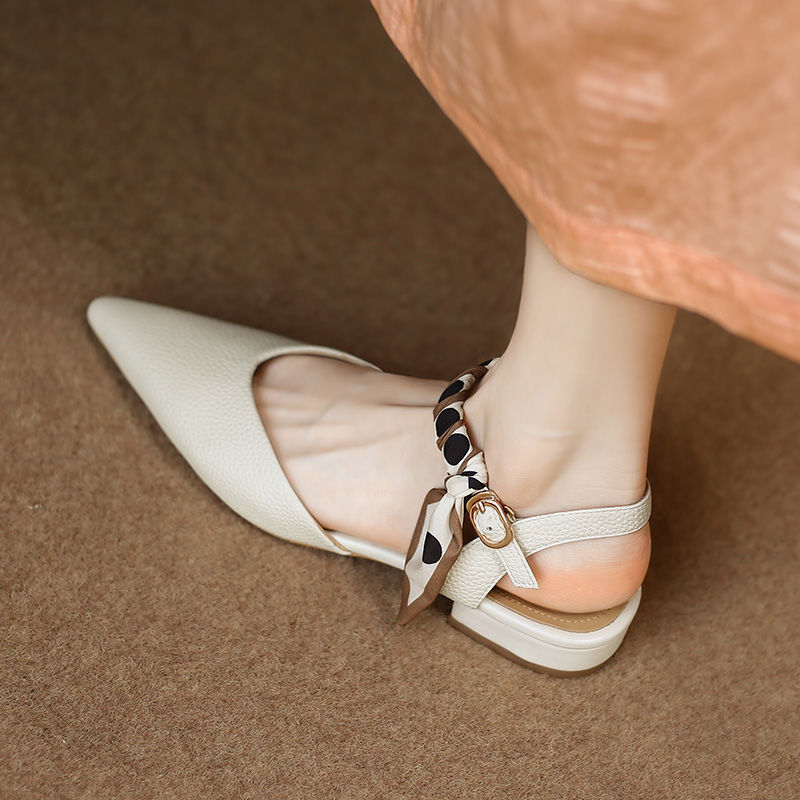 Summer French Pointy Women's S - Vintage Fashion Style Female 评论和价格