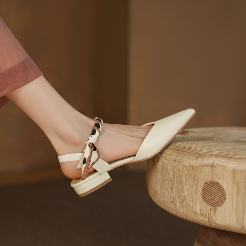 Summer French Pointy Women's S - Vintage Fashion Style Female 评论和价格