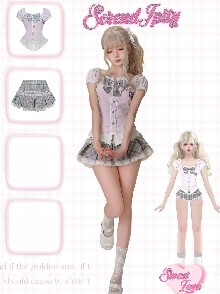 Gothic Y2k Vintage Preppy Styl - V Vintage Fashion 评论和价格