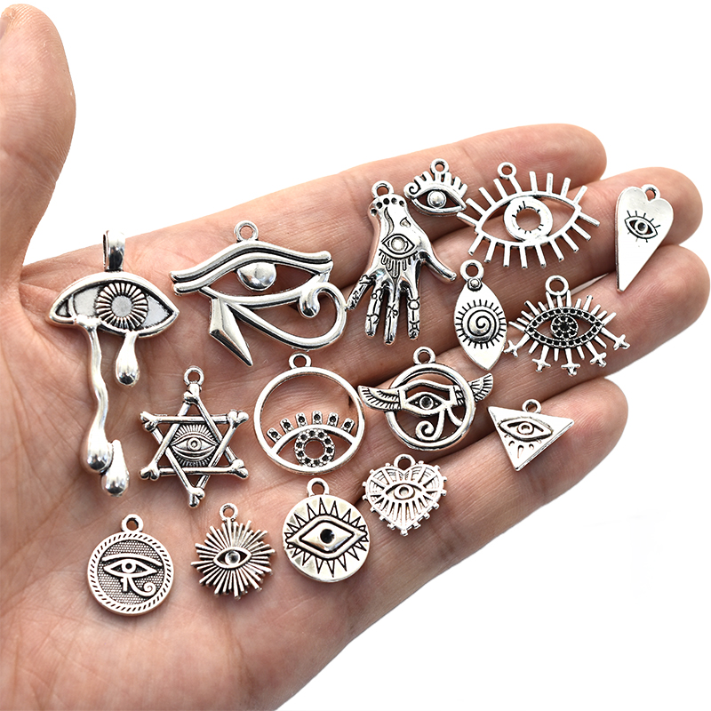 16pcs Mixed Eye of Horus Charm - Vintage Fashion Nz 评论和价格