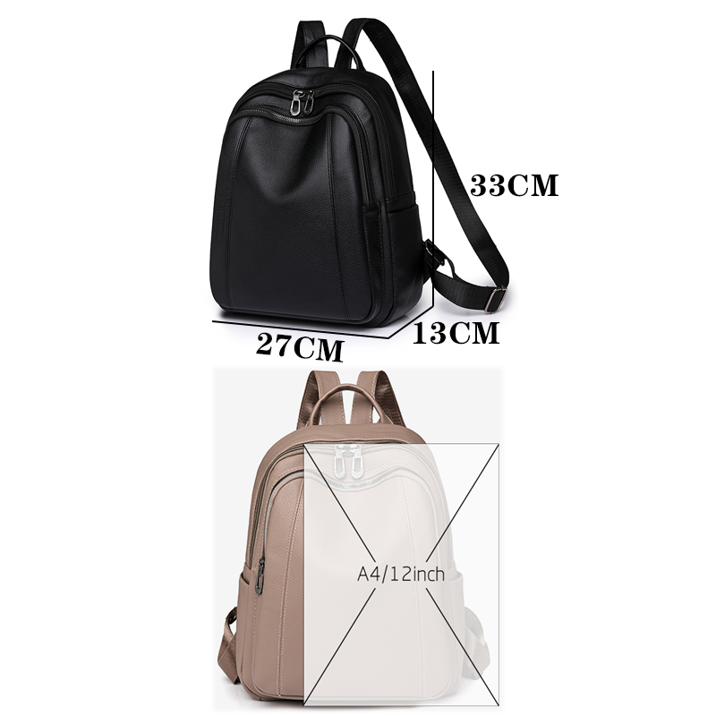 High Quality Leather Backpack  - Vintage Fashion Boutique 评论和价格