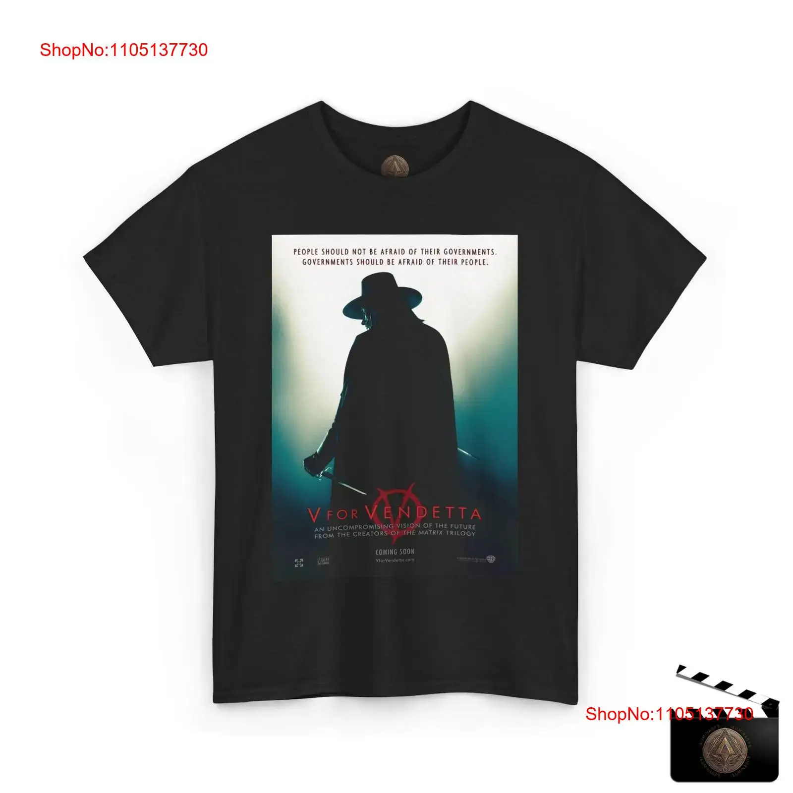 V For Vendetta Retro Movie Pos - V Vintage Fashion 评论和价格