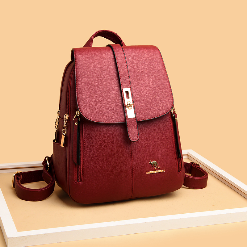 Luxury Women Leather Backpacks - Vintage Fashion Boutique 评论和价格