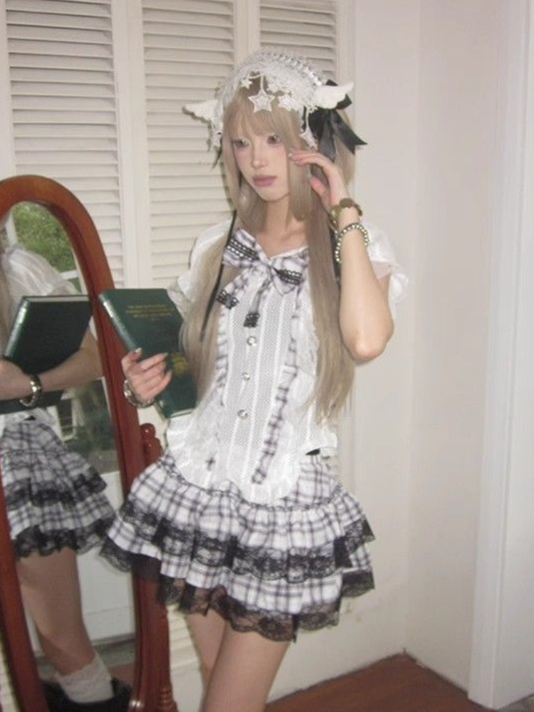 Japanese Sweet Preppy Style 2  - Vintage Fashion Style Female 评论和价格