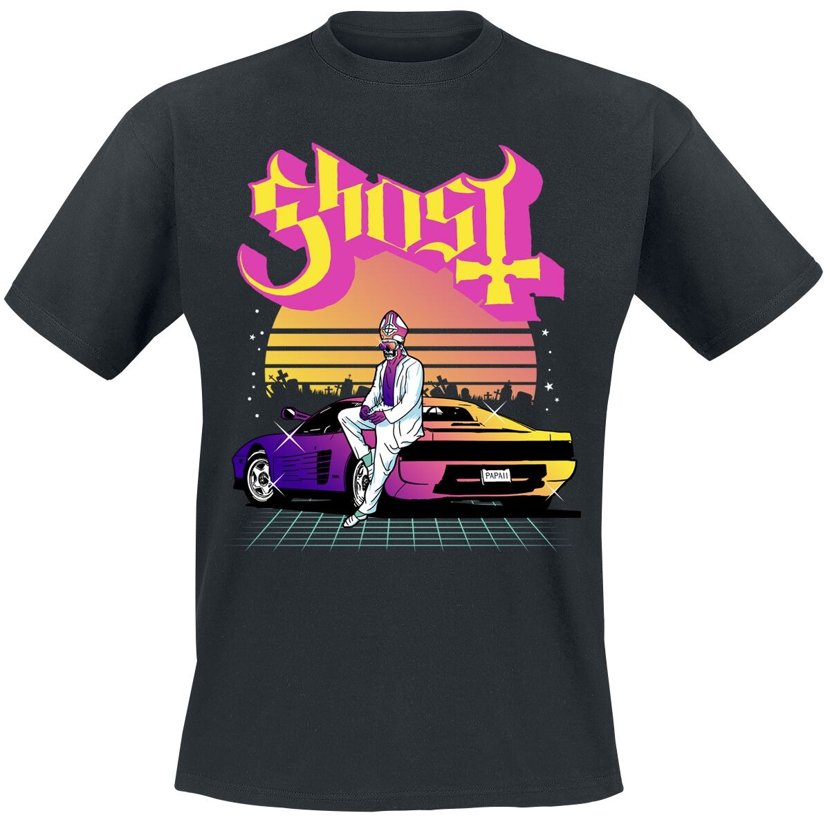 Ghost Vintage Band Logo Print  - Vintage Fashion Icons 评论和价格