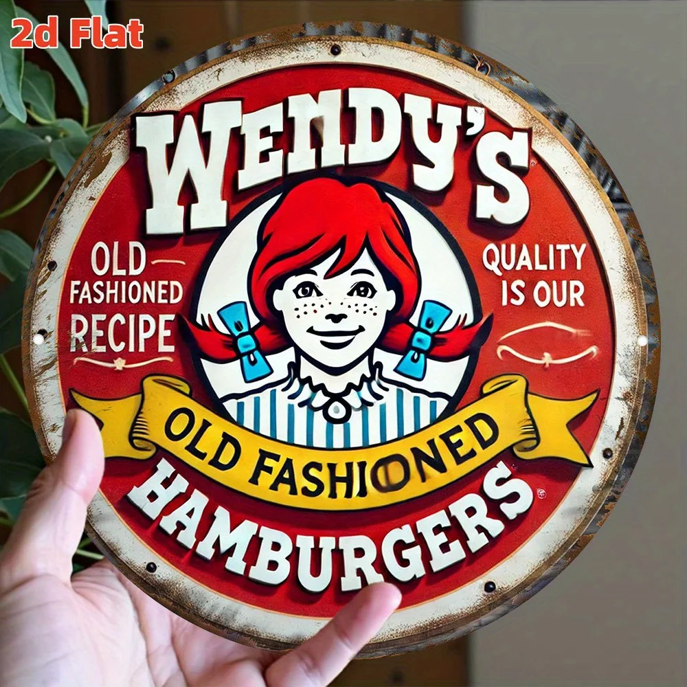 Tin Sign - Vintage Wendy's Old - Vintage Fashion Hamburg 评论和价格
