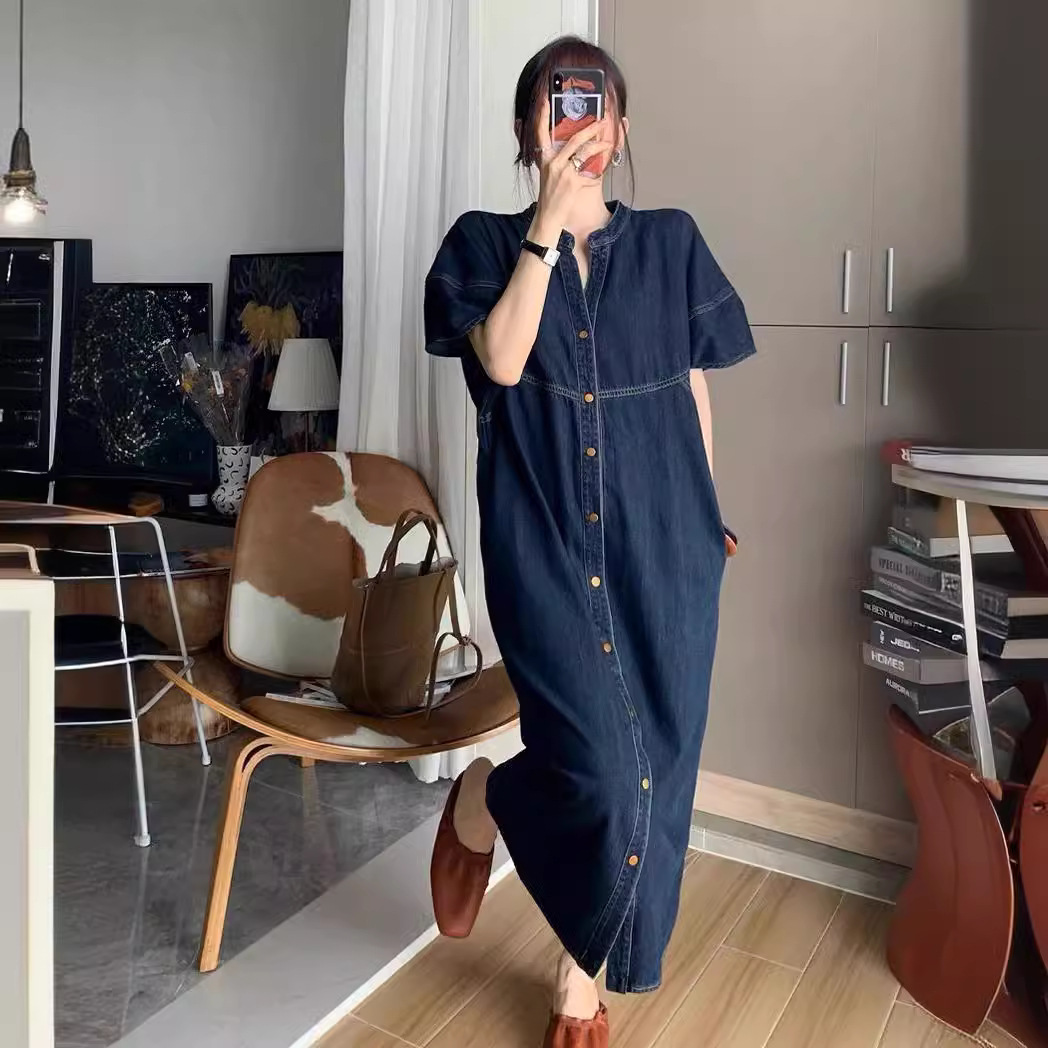 New French Vintage Loose Denim - V Vintage Fashion 评论和价格