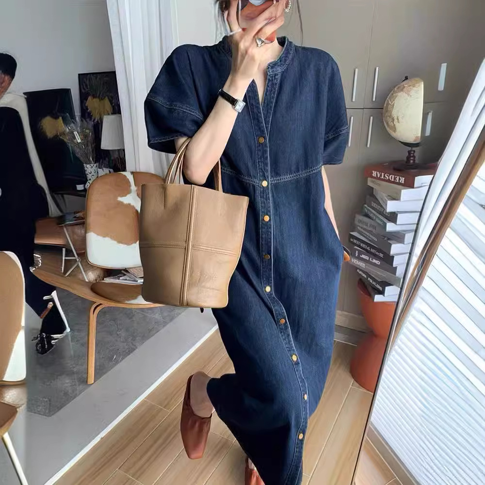 New French Vintage Loose Denim - V Vintage Fashion 评论和价格