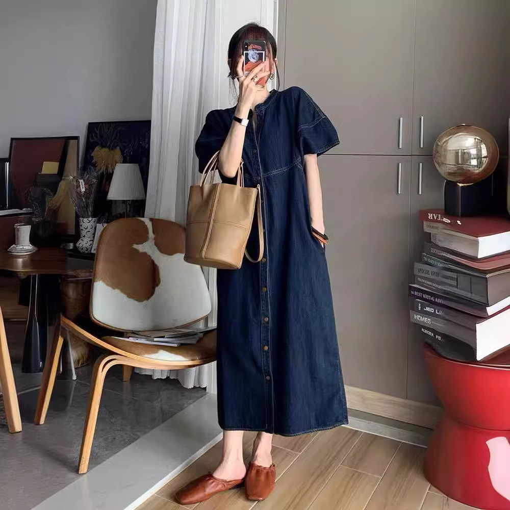 New French Vintage Loose Denim - V Vintage Fashion 评论和价格