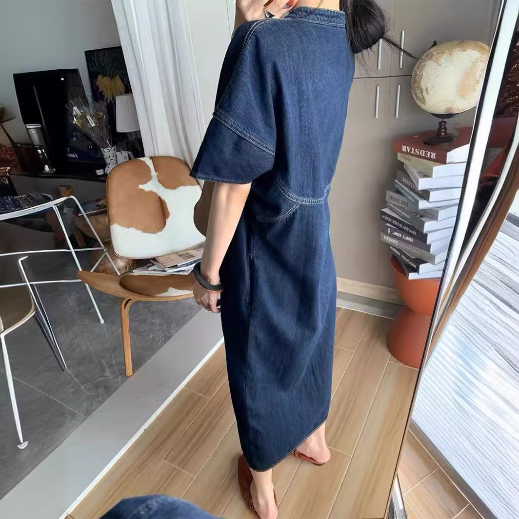 New French Vintage Loose Denim - V Vintage Fashion 评论和价格