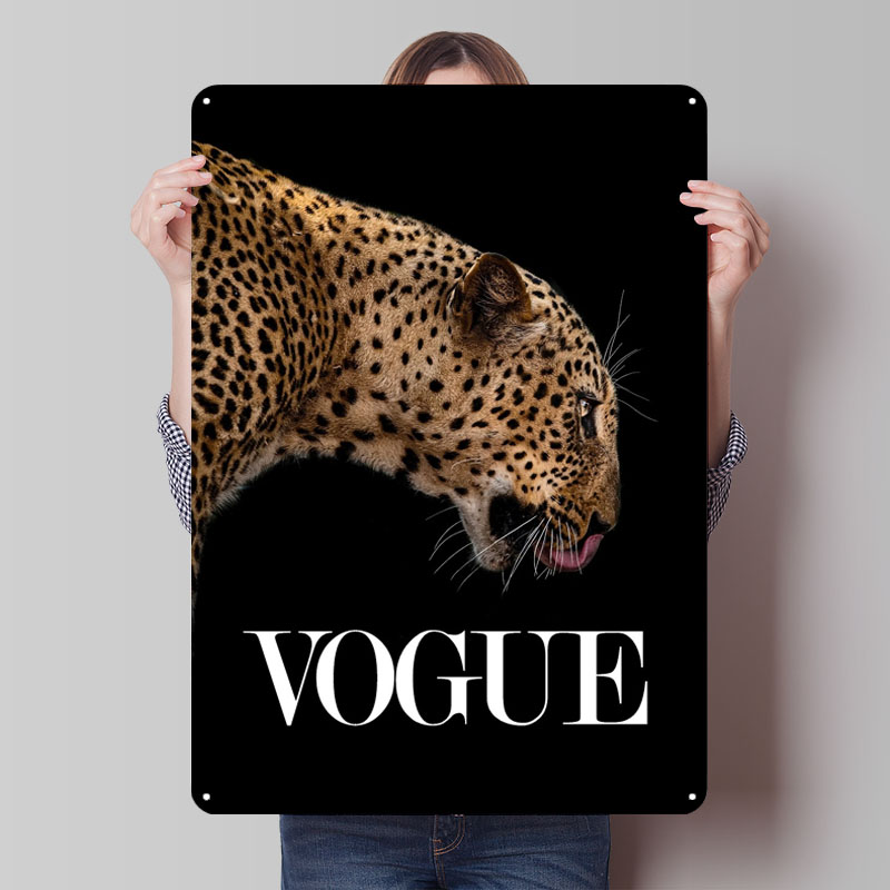 Vogue Fashion Poster Metal Sig - Vintage Fashion Vogue 评论和价格
