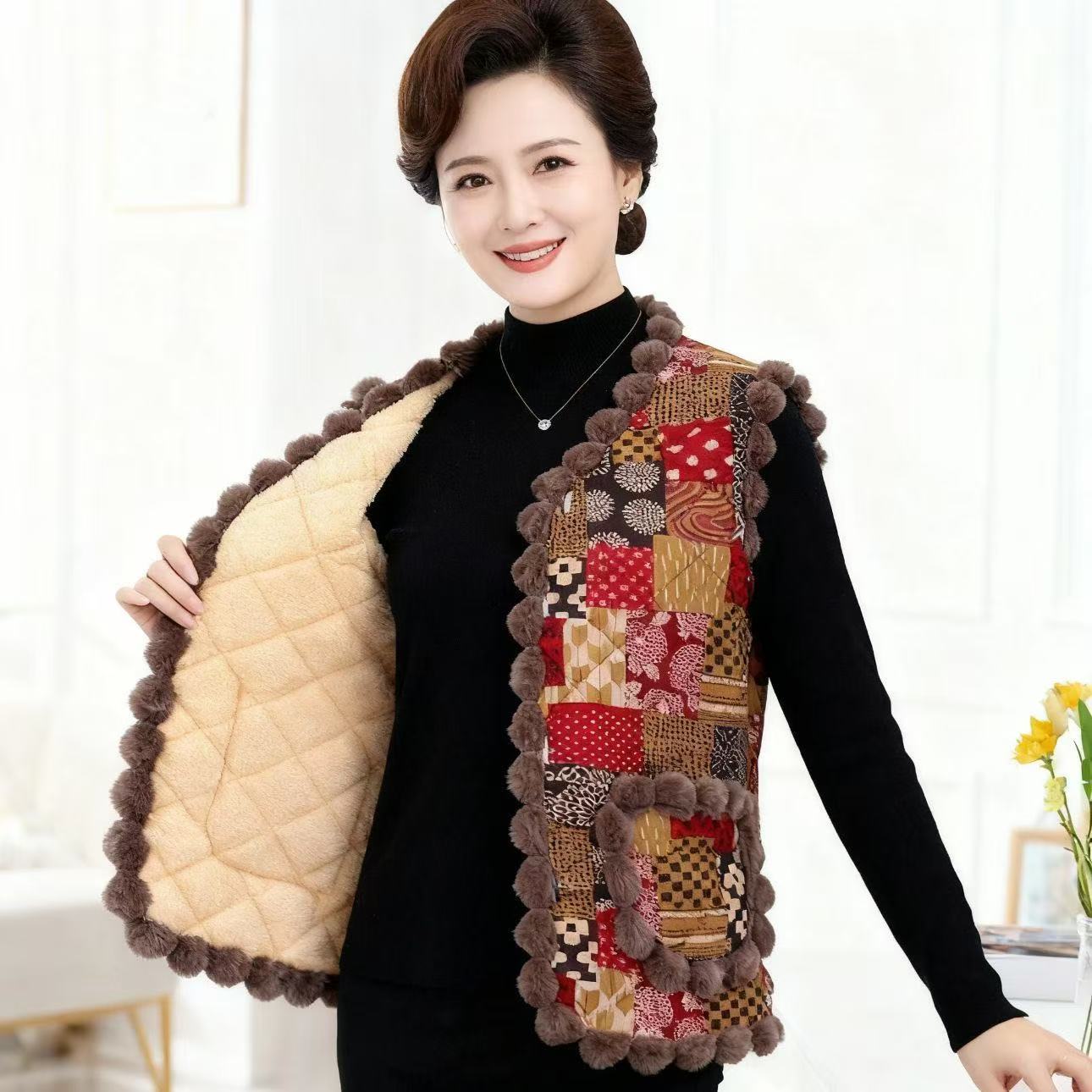 New Chinese Style Vest Tops Wo - Vintage Fashion Style Female 评论和价格
